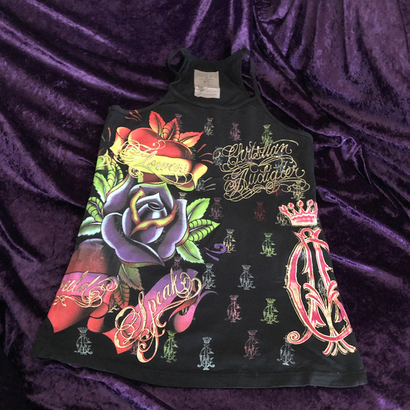Christian Audigier Tops - Christian Audigier Tank Los Angeles